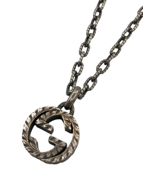 GUCCI（グッチ）GUCCI (グッチ) インターロッキングＧネックレス シルバーの古着・服飾アイテム