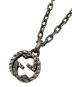 GUCCI (グッチ) インターロッキングＧネックレス シルバー：15000円