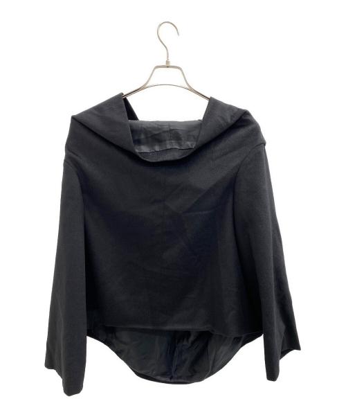 tricot COMME des GARCONS（トリココムデギャルソン）tricot COMME des GARCONS (トリココムデギャルソン) カシミヤプルオーバージャケット ブラック サイズ:Freeの古着・服飾アイテム