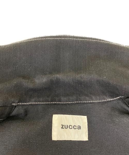 ZUCCA（ズッカ）ZUCCA (ズッカ) デニムライダースジャケット ブラック サイズ: Sの古着・服飾アイテム