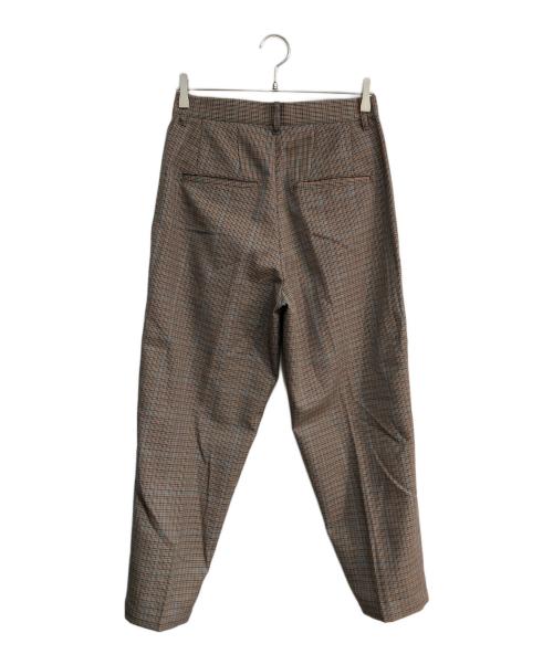 ZUCCA（ズッカ）ZUCCA (ズッカ) TWチェックパンツ　CZ24FF930 ベージュ サイズ:XSの古着・服飾アイテム