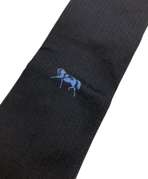 HERMES（エルメス）HERMES (エルメス) ネクタイ ブラック サイズ:-の古着・服飾アイテム
