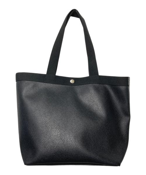 Herve Chapelier（エルベシャプリエ）Herve Chapelier (エルベシャプリエ) コーテッドキャンバススクエアトート ブラックの古着・服飾アイテム