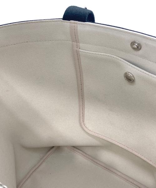 Herve Chapelier（エルベシャプリエ）Herve Chapelier (エルベシャプリエ) コーテッドキャンバススクエアトート ブラックの古着・服飾アイテム