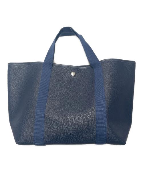 Herve Chapelier（エルベシャプリエ）Herve Chapelier (エルベシャプリエ) スクエアトートL ネイビーの古着・服飾アイテム