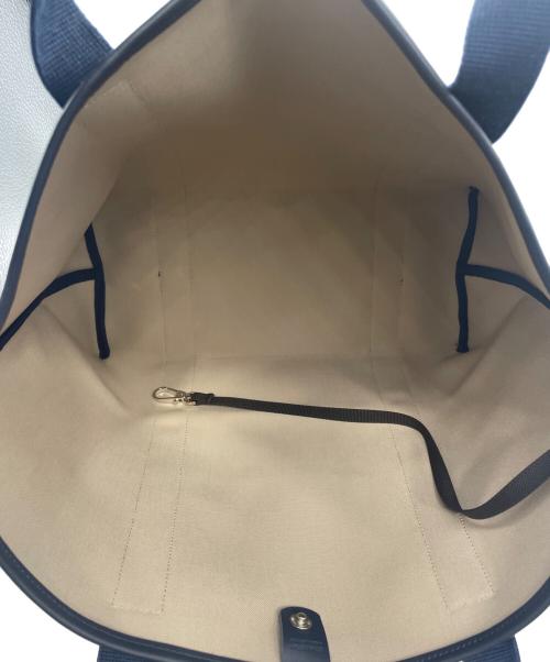 Herve Chapelier（エルベシャプリエ）Herve Chapelier (エルベシャプリエ) スクエアトートL ネイビーの古着・服飾アイテム