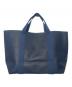 Herve Chapelier (エルベシャプリエ) スクエアトートL ネイビー：56000円