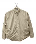 GRIP SWANY×BEAUTY&YOUTHグリップスワニー×ビューティーアンドユース）の古着「ナイロン長袖シャツ」｜ベージュ