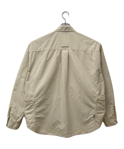 GRIP SWANY（グリップスワニー）GRIP SWANY (グリップスワニー) BEAUTY&YOUTH (ビューティーアンドユース) ナイロン長袖シャツ ベージュ サイズ:Lの古着・服飾アイテム