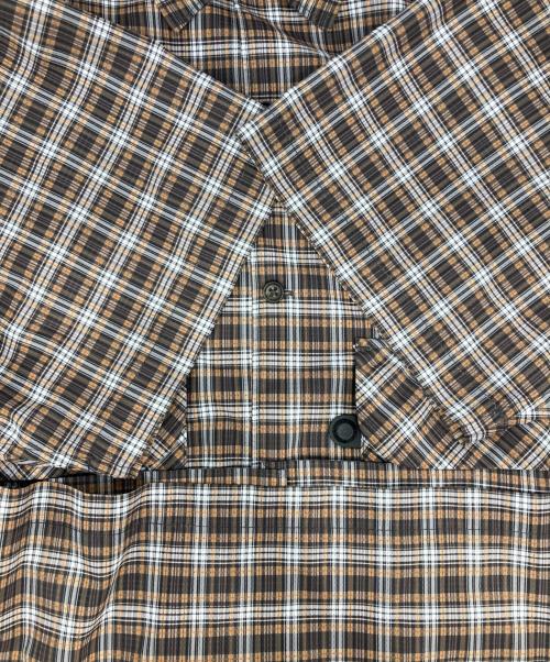 DAIWA PIER39（ダイワ ピア39）DAIWA PIER39 (ダイワ ピア39) Tech Regular Collar Shirts S/S ブラウン サイズ:Lの古着・服飾アイテム