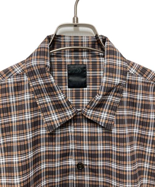 DAIWA PIER39（ダイワ ピア39）DAIWA PIER39 (ダイワ ピア39) Tech Regular Collar Shirts S/S ブラウン サイズ:Lの古着・服飾アイテム
