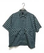 DAIWA PIER39ダイワ ピア39）の古着「Tech Regular Collar Shirts S/S」｜グリーン
