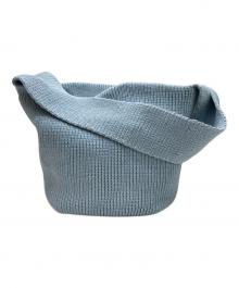 ETRE TOKYO（エトレトウキョウ）の古着「ショルダーニットバッグ」｜ライトブルー