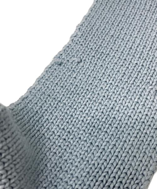 ETRE TOKYO（エトレトウキョウ）ETRE TOKYO (エトレトウキョウ) ショルダーニットバッグ ライトブルーの古着・服飾アイテム