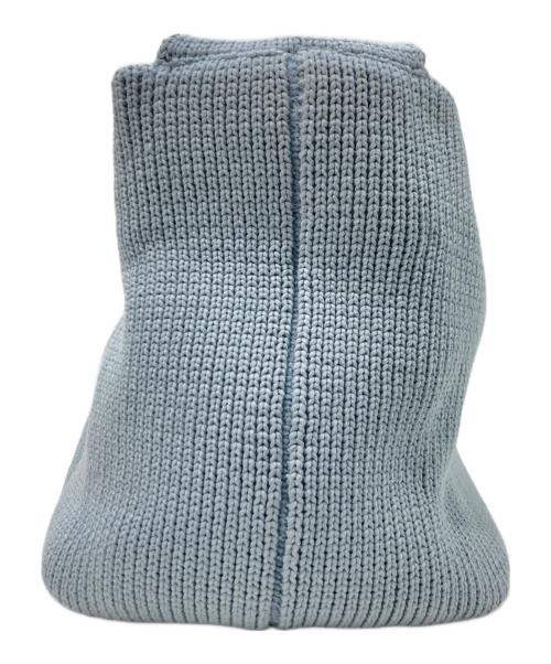 ETRE TOKYO（エトレトウキョウ）ETRE TOKYO (エトレトウキョウ) ショルダーニットバッグ ライトブルーの古着・服飾アイテム