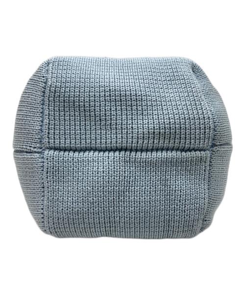 ETRE TOKYO（エトレトウキョウ）ETRE TOKYO (エトレトウキョウ) ショルダーニットバッグ ライトブルーの古着・服飾アイテム