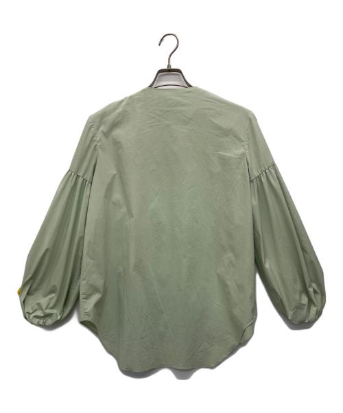 St.cecilia（セントセシリア）St.cecilia (セントセシリア) パプリカブラウス 黄緑 サイズ:Freeの古着・服飾アイテム