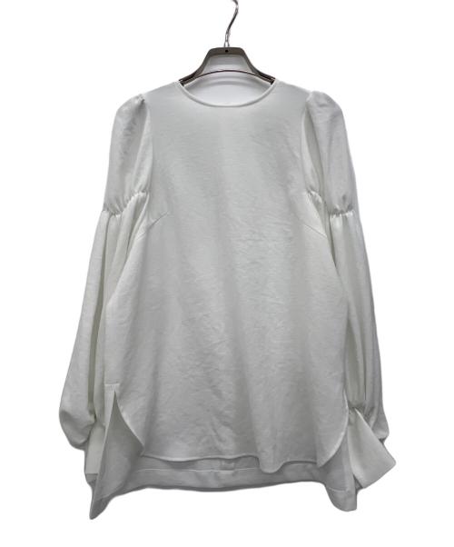 St.cecilia（セントセシリア）St.cecilia (セントセシリア) キャンディブラウス ホワイト サイズ:1の古着・服飾アイテム