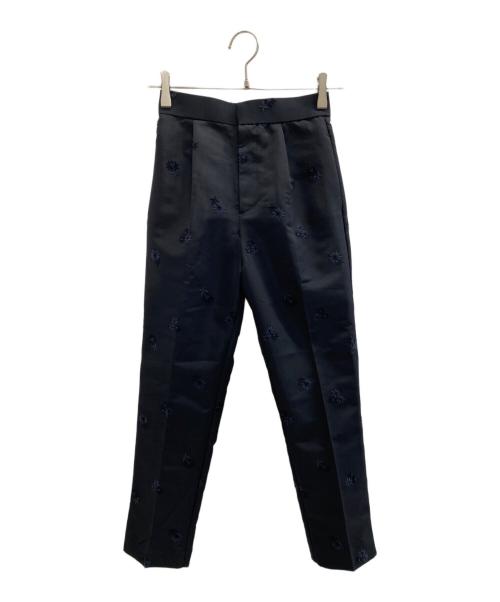 Bluelea（ブルレア）Bluelea (ブルレア) Original embroidery pants ブラックの古着・服飾アイテム