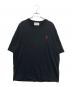 AMIPARIS（アミパリス）の古着「Ami de Coeur ボクシーフィット Tシャツ」｜ブラック