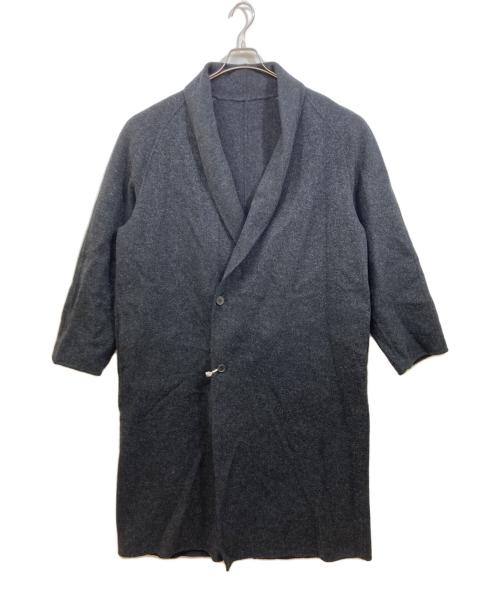 LIDnM（リドム）LIDnM (リドム) SHAWL COLLAR REVER COAT ブラック サイズ:Lの古着・服飾アイテム