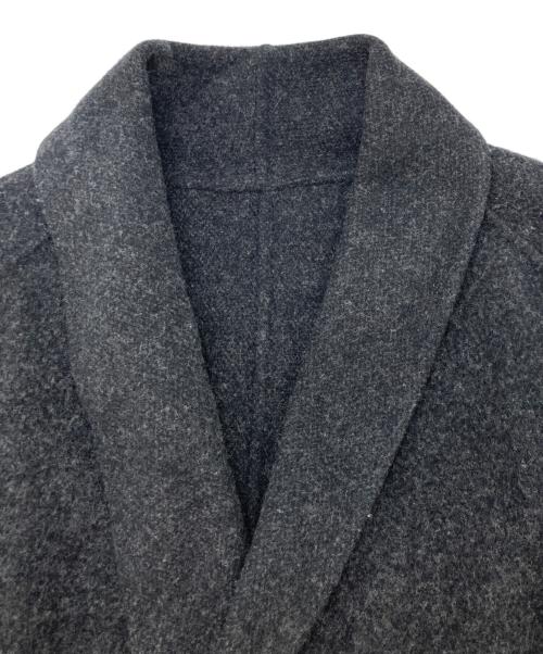 LIDnM（リドム）LIDnM (リドム) SHAWL COLLAR REVER COAT ブラック サイズ:Lの古着・服飾アイテム