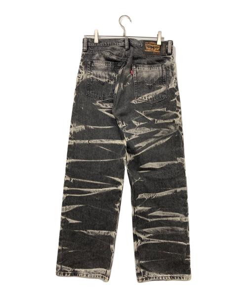 LEVI'S（リーバイス）LEVI'S (リーバイス) スケートバギーブリーチ加工デニムパンツ ブラック サイズ:W29×L32の古着・服飾アイテム