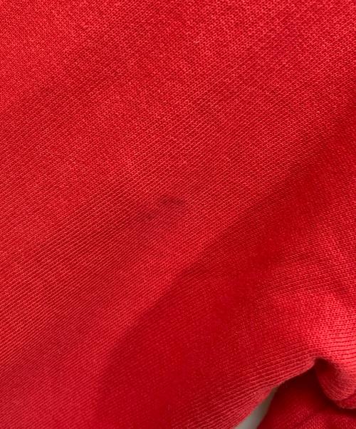 CHARLES JEFFREY LOVERBOY（チャールズ ジェフリー ラバーボーイ）CHARLES JEFFREY LOVERBOY (チャールズ ジェフリー ラバーボーイ) 猫耳プルオーバーパーカー レッド サイズ:XLの古着・服飾アイテム