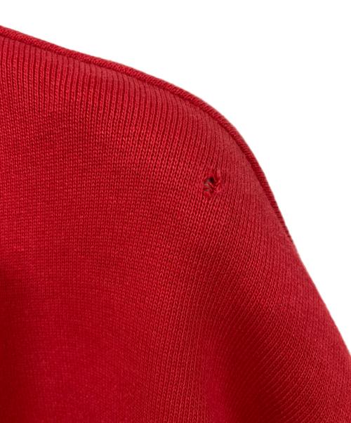 CHARLES JEFFREY LOVERBOY（チャールズ ジェフリー ラバーボーイ）CHARLES JEFFREY LOVERBOY (チャールズ ジェフリー ラバーボーイ) 猫耳プルオーバーパーカー レッド サイズ:XLの古着・服飾アイテム