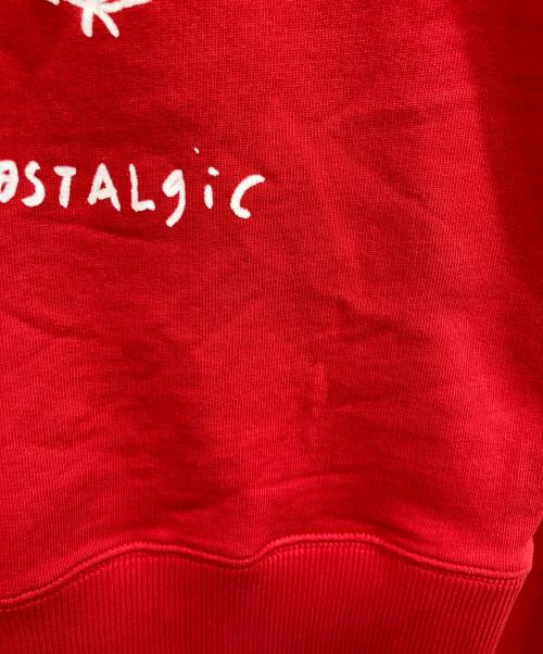 CHARLES JEFFREY LOVERBOY（チャールズ ジェフリー ラバーボーイ）CHARLES JEFFREY LOVERBOY (チャールズ ジェフリー ラバーボーイ) 猫耳プルオーバーパーカー レッド サイズ:XLの古着・服飾アイテム