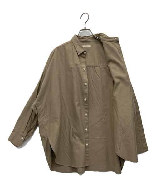Plage（プラージュ）Plage (プラージュ) Oxford Long シャツ ベージュ サイズ:表記無しの古着・服飾アイテム