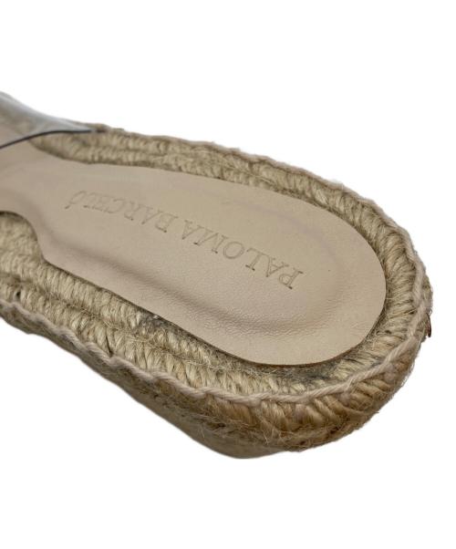 PALOMA BARCELO（パロマバルセロ）paloma barcelo (パロマバルセロ) PVC FLOWER ウェッジサンダル ベージュ サイズ:36の古着・服飾アイテム