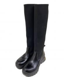 ALM.（アルム）の古着「DEIRDRE LEATHER BOOTS」｜ブラック