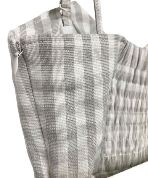 Pinky & Dianne（ピンキーアンドダイアン）Pinky & Dianne (ピンキーアンドダイアン) ギンガムチェックワンピース グレー サイズ:36の古着・服飾アイテム