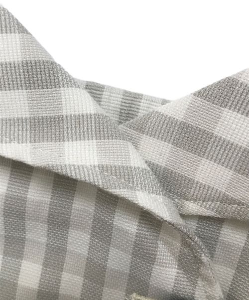 Pinky & Dianne（ピンキーアンドダイアン）Pinky & Dianne (ピンキーアンドダイアン) ギンガムチェックワンピース グレー サイズ:36の古着・服飾アイテム