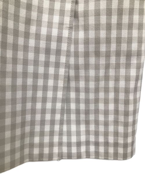 Pinky & Dianne（ピンキーアンドダイアン）Pinky & Dianne (ピンキーアンドダイアン) ギンガムチェックワンピース グレー サイズ:36の古着・服飾アイテム