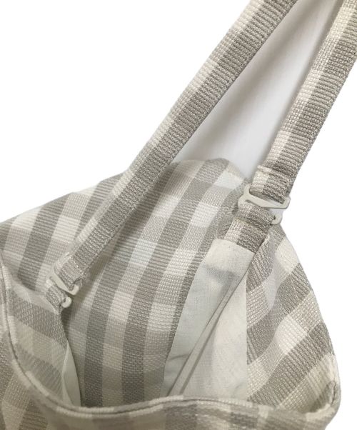 Pinky & Dianne（ピンキーアンドダイアン）Pinky & Dianne (ピンキーアンドダイアン) ギンガムチェックワンピース グレー サイズ:36の古着・服飾アイテム