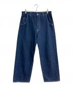 LEVI'S REDリーバイス レッド）の古着「CROPPED WIDE LEG」｜インディゴ