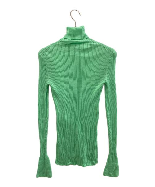 nagonstans（ナゴンスタンス）nagonstans (ナゴンスタンス) リブハイネックニットトップス グリーン サイズ:SIZE Mの古着・服飾アイテム