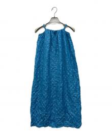 PRANK PROJECT（プランクプロジェクト）の古着「P Jacquard Washed Pleats Skirt」｜ブルー