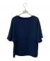 23区（ニジュウサンク）の古着「ストレッチジョーゼットリブコンビ レイヤー カットソー」｜ネイビー