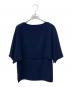 23区 (ニジュウサンク) ストレッチジョーゼットリブコンビ レイヤー カットソー ネイビー サイズ:38：3000円