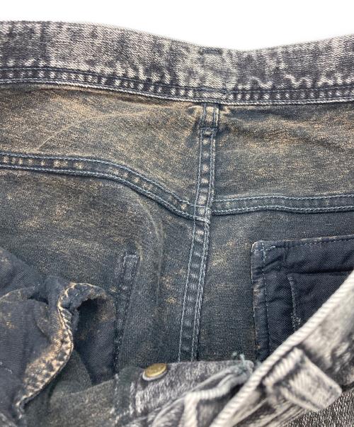 SHAREEF（シャリーフ）SHAREEF (シャリーフ) 12OZ DENIM SIDE ZIP PANTS ブラック サイズ:1の古着・服飾アイテム