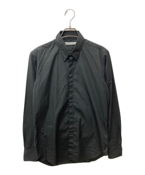 JOHN LAWRENCE SULLIVAN（ジョン ローレンス サリバン）JOHN LAWRENCE SULLIVAN (ジョン ローレンス サリバン) Broadcloth button down shir JLS-03-03t ブラック サイズ:44の古着・服飾アイテム