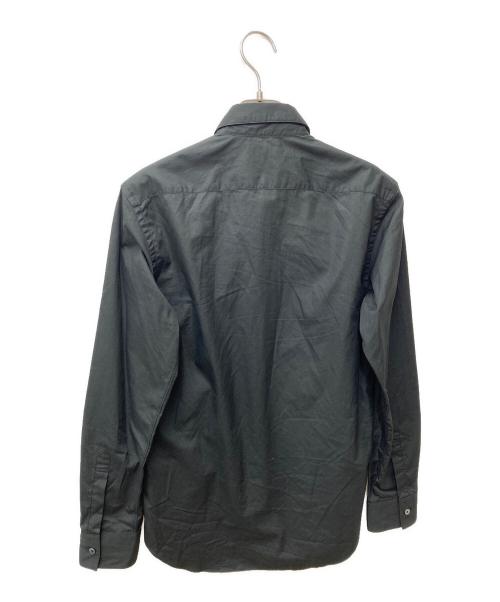 JOHN LAWRENCE SULLIVAN（ジョン ローレンス サリバン）JOHN LAWRENCE SULLIVAN (ジョン ローレンス サリバン) Broadcloth button down shir JLS-03-03t ブラック サイズ:44の古着・服飾アイテム