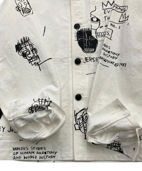 JUNYA WATANABE MAN（ジュンヤワタナベマン）JUNYA WATANABE MAN (ジュンヤワタナベマン) ジャケット ホワイト×ブラック サイズ:Sの古着・服飾アイテム