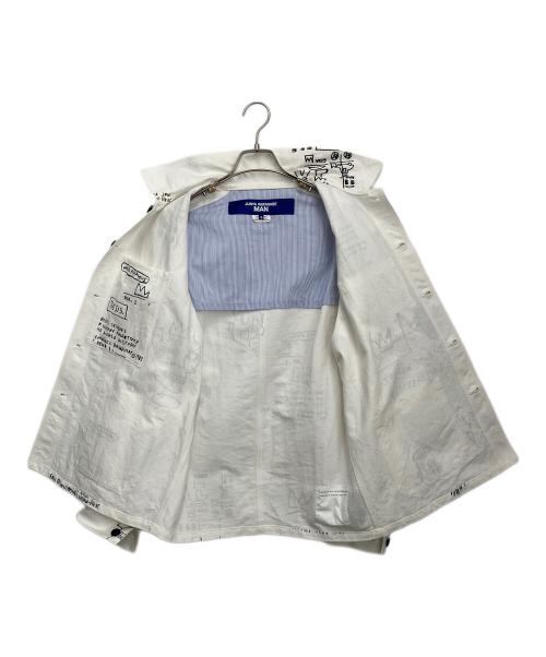 JUNYA WATANABE MAN（ジュンヤワタナベマン）JUNYA WATANABE MAN (ジュンヤワタナベマン) ジャケット ホワイト×ブラック サイズ:Sの古着・服飾アイテム