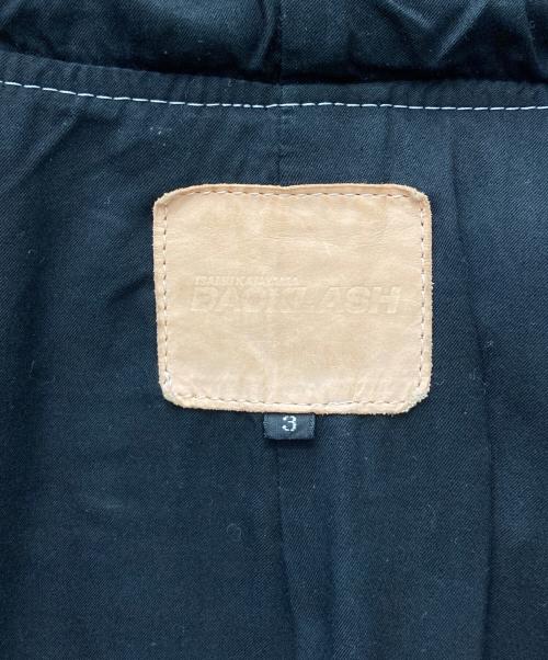 ISAMU KATAYAMA BACKLASH（イサムカタヤマ・バックラッシュ）ISAMU KATAYAMA BACKLASH (イサムカタヤマ・バックラッシュ) JAPAN CALF NATURAL DYED アイスグレー サイズ:Lの古着・服飾アイテム