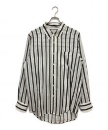 BED J.W. FORD（ベッドフォード）の古着「Button-down Shirts」｜ホワイト×ブラック