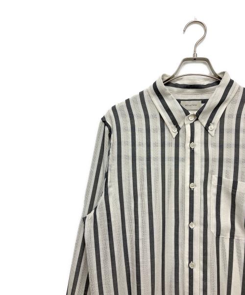BED J.W. FORD（ベッドフォード）BED J.W. FORD (ベッドフォード) Button-down Shirts ホワイト×ブラック サイズ:1の古着・服飾アイテム
